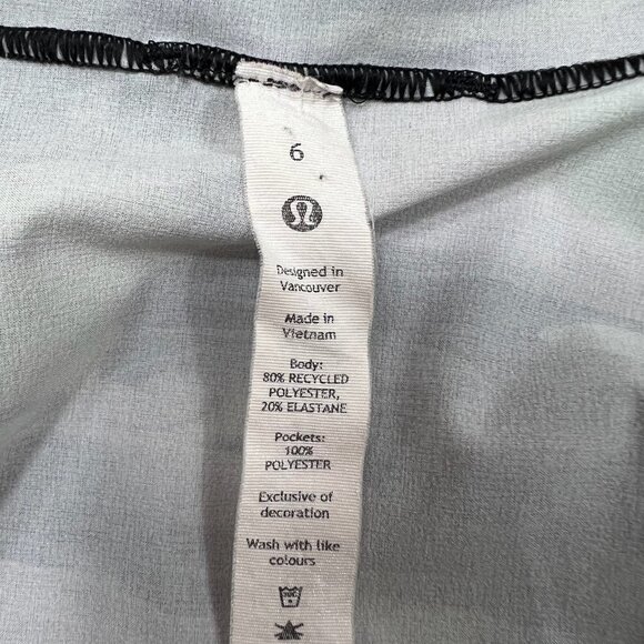 Lululemon Mist Over Windbreaker Pastel Glide Multi Black Green Size 6 - Picture 8 of 12